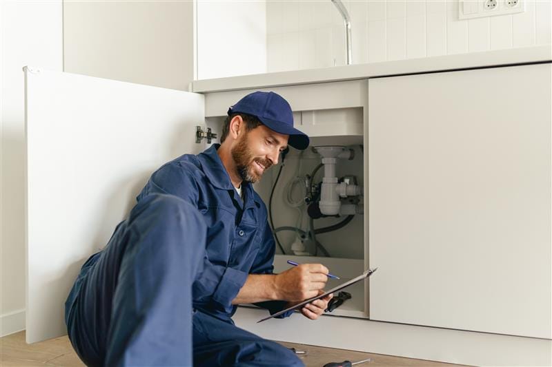 Local Melbourne, Florida plumber inspecting residential plumbing system
