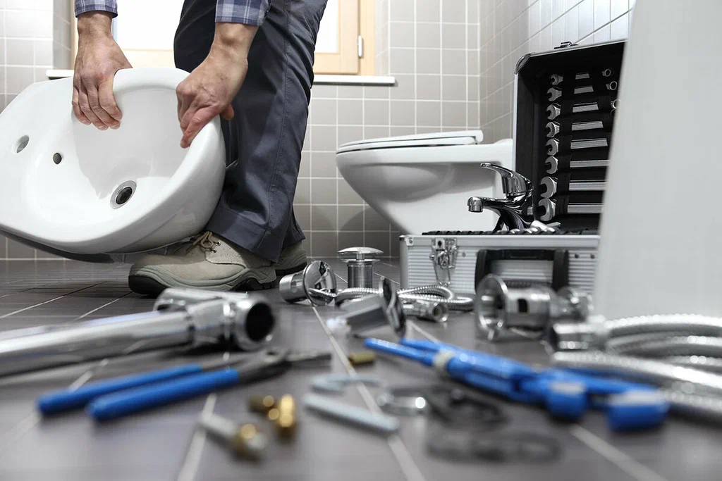 Plumbing tools prepared for a bathroom repair in Melbourne